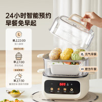 小熊(Bear)电蒸锅多功能电煮锅大容量全自动可定时不锈钢