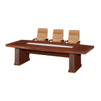 大央会议桌H-5832 3200W*1380D*760H办公家具会议桌长方形大型长桌简约现代会议室洽谈桌