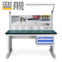 晋舰防静电工作台车间流水线操作台带灯工具台1.8长620挂板+抽屉+套餐