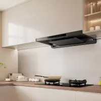 老板(ROBAM) [星辰系列]超薄大吸力家用抽油烟机燃气灶烟灶联动套装 F70+55B7A-D2烟灶套餐 天然气