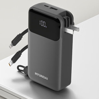HYUNDAI数显移动电源AS-137 星云灰