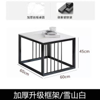 苏宁 质凡 办公家具现代商务接待会客方茶几 60*60*45cm