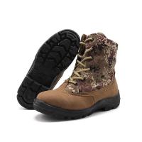 军诺户外防寒靴沙漠靴森林应急救援防砸防穿刺靴黄色 40码 JNBZ013D