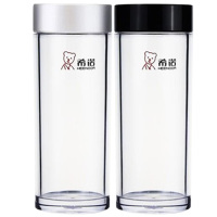 希诺塑料杯250ml加厚便捷轻巧XN-8042(颜色随机)