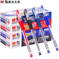 晨光(M&G)AGP30103 拔盖中性笔 风速Q7 墨蓝色 0.5mm 新 12支/盒 4盒装