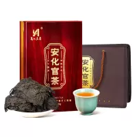 安化黑茶特级金花茯茶2014高档年货节茶叶礼盒送人600g