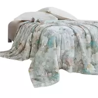 梦洁家纺 针织凉感印花夏被:小凉方 150x200cm