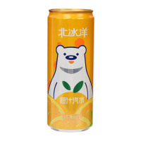 北冰洋橙汁汽水 中华老字号含果汁碳酸饮料330ml*12听