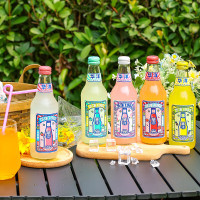 华洋1982汽水 果汁果味碳酸饮料荔枝味358ml*20瓶