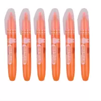 晨光(M&G) FHM21003 单头荧光笔 米菲橙 (12支/盒) 2盒装