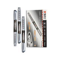 晨光(M&G) GP1530 拔盖中性笔 大容量大白鲨 黑 0.5mm (12支/件) 2件装