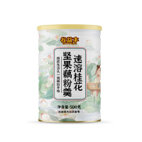 谷益丰 藕粉速溶水果坚果藕粉 速溶桂花坚果藕粉羹G4 500g*2罐