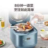 美的(Midea)6L电压力锅1300W大功率8分钟快手菜无水料理一锅双胆高压锅MY-C6147[ZMD安心系列]
