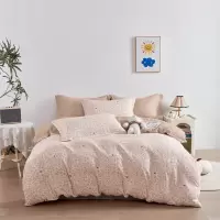 怡莲印花AB双版四件套YL-JT03被套床单枕套双人床200*230CM