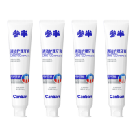 参半清洁护理牙膏90g*4