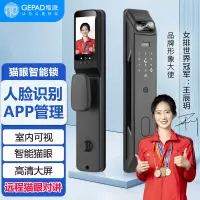 歌派(GEPAD)G5S 猫眼智能指纹锁 实时对讲 电子锁防盗门锁