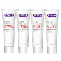 舒客+红花清火牙膏120g * 4