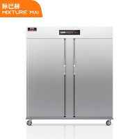 脉巴赫 商用宴会保温餐车 学校食堂医院酒店大型宴会移动保温柜 不锈钢双门宴会保温柜车 MBH-YHC-S1200