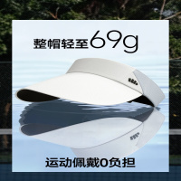 蕉下男士空顶防晒帽DS567 深蓝灰