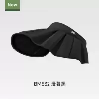 蕉下女士贝壳黑胶防晒帽BM532 漫暮黑