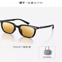 蕉下方形大框折叠墨镜FO32724 落影黄F