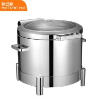 脉巴赫 豪华80款保温餐炉布菲炉 矮脚圆形液压餐炉MBH-KY-HH80-T