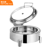 脉巴赫 经典款保温餐炉布菲炉 数显温控圆形液压餐炉MBH-KY-JJ02-Y