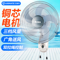 艾美特(Airmate)壁扇家用16寸双拉绳壁挂式摇头宿舍挂墙壁扇办公室电风扇FW4027-5