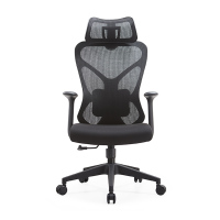 质凡人体苏宁 质凡 舒适久坐人体工学椅子护腰椅办公室带滚轮椅子/A2512