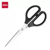 得力(deli) 办公剪刀 加厚刀刃 家用剪子学生手工卡纸刀大号美工不锈钢刀口 170mm中号剪刀0603