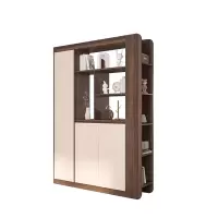 苏宁 质凡 现代简约隔断屏风柜门厅玄关鞋柜/ZF-XGG033/900*350*1900mm