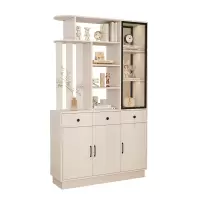 苏宁 质凡 现代简约隔断屏风柜门厅玄关鞋柜/ZF-XGG050/1000*350*2000mm