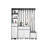 苏宁 质凡 现代简约隔断屏风柜门厅玄关鞋柜/ZF-XGG057/1600*300*2000mm