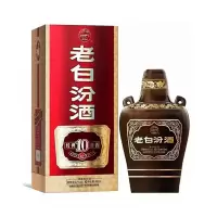 汾酒45度新款老白汾10清香型白酒475ml[单瓶装]新老包装随机发货