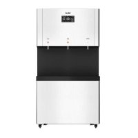 希力商用净水器立式直饮机不锈钢开水器一键排空紫外线杀菌 XL-T90