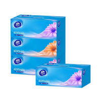 维达Vinda超柔抽纸120抽特大包装强力吸水原木本色健康家居用纸