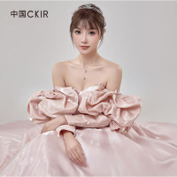 Cmierf Kuect(中国CKIR)水晶紫蝴蝶之泪珍珠母贝项链S925银CKIR-Z92557