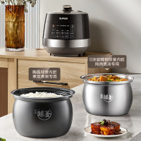 苏泊尔SUPOR智能电压力锅多功能烹饪机5L大容量一键操作安全防漏设计