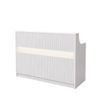 中豫鑫泽ZYXZ5041853 吧台收银台烤漆小型柜台简约现代商用吧台桌公司前台接待台 1.2米