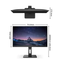 AOC U32P2C显示器31.5英寸4K低蓝光旋转升降支架type-c 65W反向充电(台)