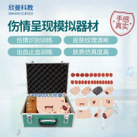 欣曼科教 创伤护理评估模块 伤情呈现模拟器材 34部件战创伤伤情模块组件 伤情呈现 伤情识别 XM-SQ34