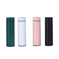 苏宁宜品316不锈钢智能数显保温杯蓝STB539