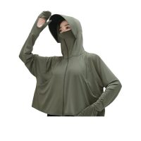 女士防晒衣薄款罩衫冰丝开衫防紫外线外套宽松防晒服轻薄UPF50+