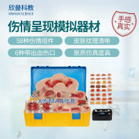 欣曼科教 伤情呈现模拟器材 58种战创伤情组件模块 卫勤战救技能模拟训练器材 教学实验用XM-SQ58
