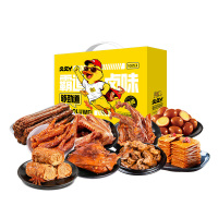 久久丫卤味零食套装 超人鸭490克