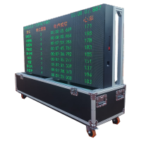 志力会户外防水全彩显示屏 高亮防水航空箱铝合金支架一体式设计、大屏