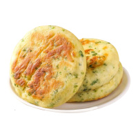 千味央厨烙饼香味四溢咸淡适中口感细腻色泽金黄香葱1040g