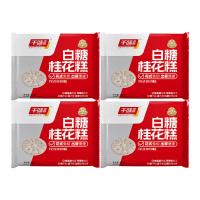 千味央厨白糖桂花糕浓郁花香甜而不腻微弹爽口细腻松软300g*4袋(包装随机)
