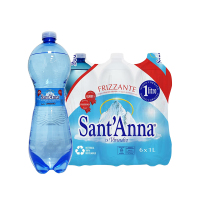 Sant'Anna圣安娜意大利进口气泡水饮料1L*6瓶/箱