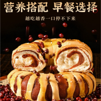 20个烘烤红豆沙红豆圈夹心面包老式营养早餐餐点整箱糕点老少皆宜下午茶代餐零食休闲小吃